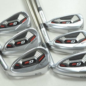 Ping G410 7-W,UW,SW Iron Set Senior Flex Green Dot Right Recoil Graphite #212655