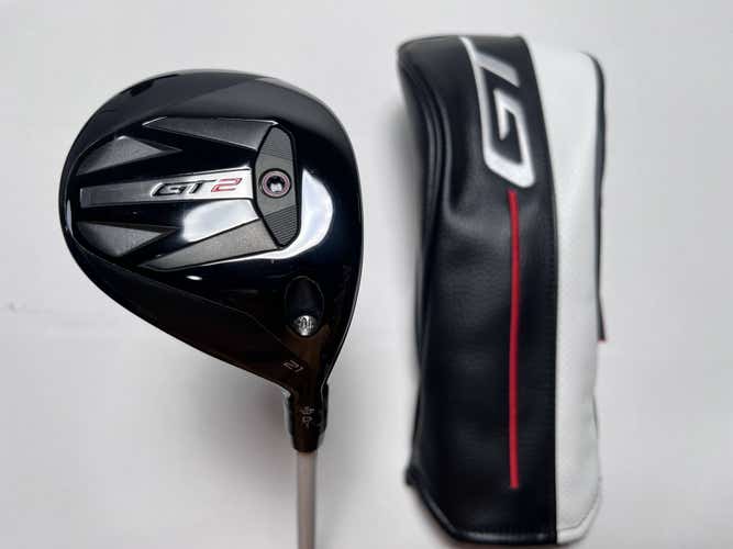 Titleist GT2 7 Fairway Wood 21* Fujikura Atmos Red 7S Stiff Graphite Mens RH HC