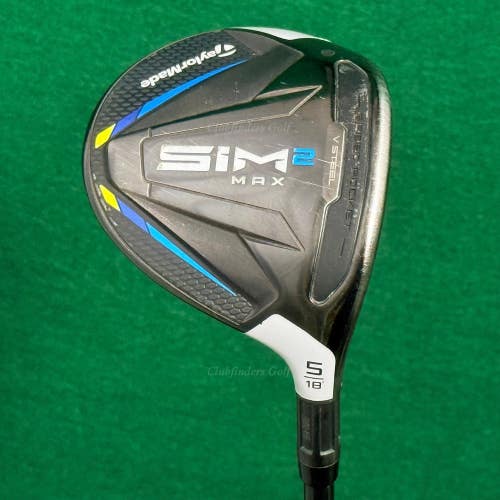TaylorMade SIM 2 MAX 18 Fairway Wood 5 HZRDUS Smoke RDX 6.5 Extra Stiff