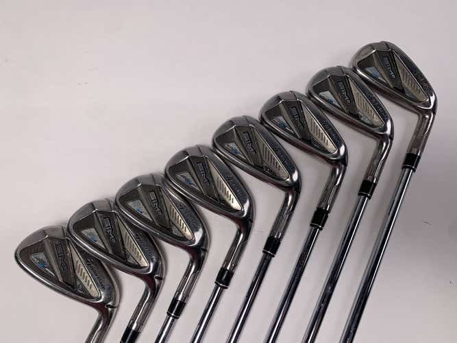 TaylorMade SIM2 MAX Iron Set 4-PW+GW KBS Max MT 85g Stiff Steel Mens RH