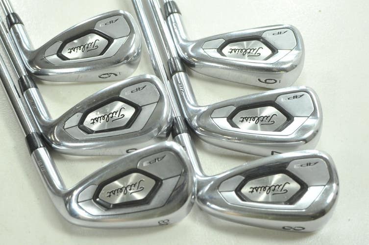 Titleist 718 AP3 6-PW,48* Iron Set Stiff Flex RH AMT Black S300 Steel # 211977