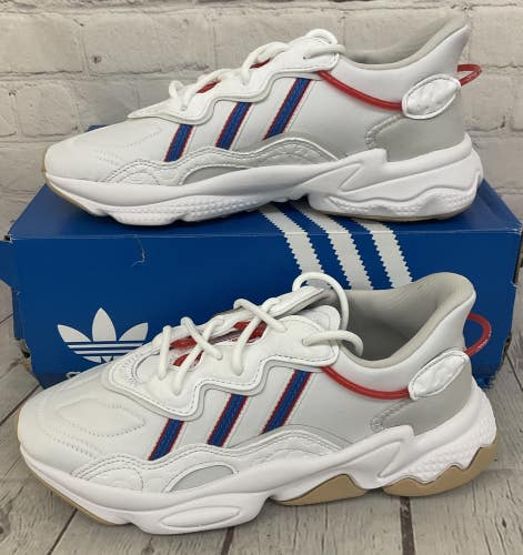 Nike ID7966 Youth OZWEEGO J Athletic Shoes Future White Red Bright Blue US 5.5