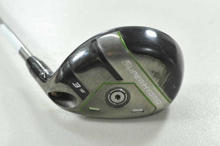 Callaway Super Hybrid 3-18* Hybrid Stiff Flex Right SteelFiber 75 F4  # 192149