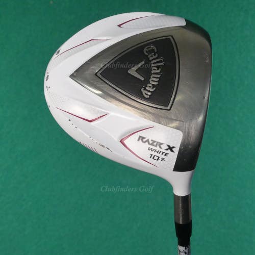 Lady Callaway RAZR X White 10.5 Driver ProLaunch Axis Graphite Women's *DENT*