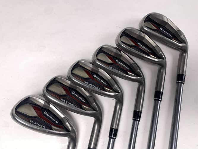 TaylorMade AeroBurner Iron Set 7-PW+AW+SW REAX 45g Ladies Graphite Womens RH