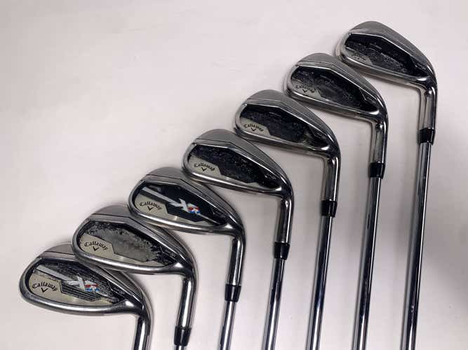 Callaway XR Iron Set 4-PW True Temper SpeedStep 80g Regular Steel Mens RH