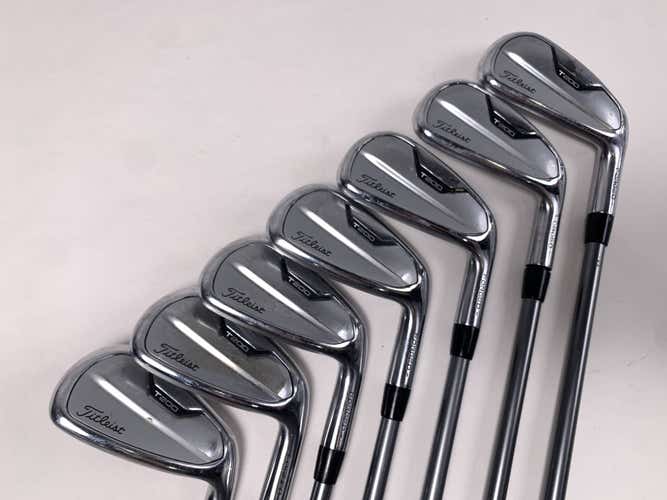 Titleist T200 2021 Iron Set 5-PW+AW Kuro Kage 85g Stiff Graphite Mens RH