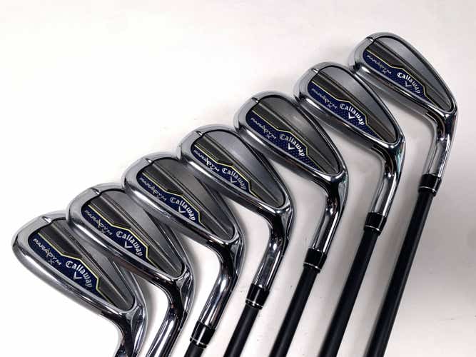 Callaway Paradym X Iron Set 7-PW+AW+51+56 Cypher 5.0 50g Senior Graphite Mens RH