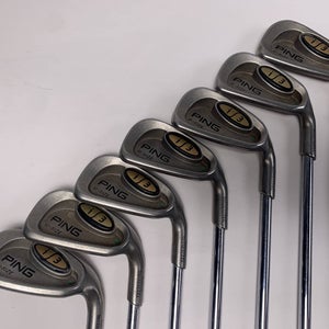 Ping i3 Oversize Iron Set 4-9+GW Green Dot 2* Up Cushin JZ Regular Steel Mens RH