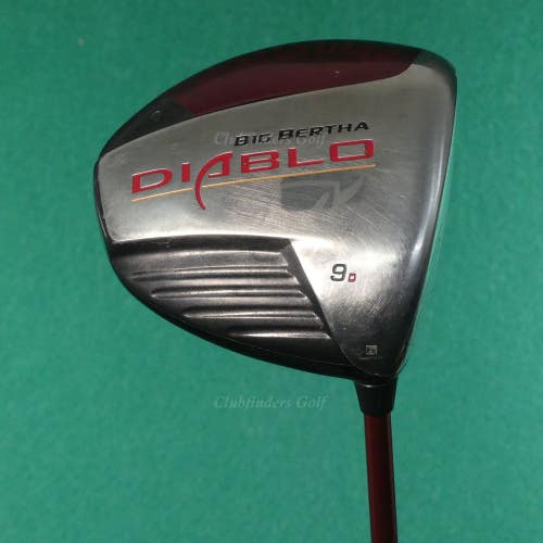 Callaway Big Bertha Diablo Draw 9 Driver Aldila DVS 65G Graphite Stiff