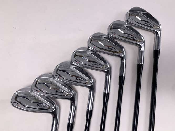 Srixon ZX5 Iron Set 5-PW+AW Fujikura Vista Pro 70g Regular Graphite Mens RH +1"