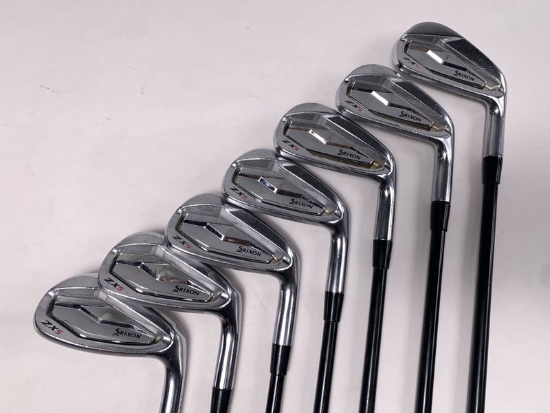Srixon ZX5 Iron Set 5-PW+AW Fujikura Vista Pro 70g Regular Graphite Mens RH +1"