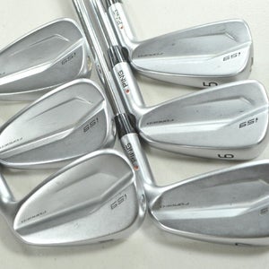 Ping i59 5-W Iron Set X-Stiff Flex Red Dot Right Oban CT-115 Steel # 213107