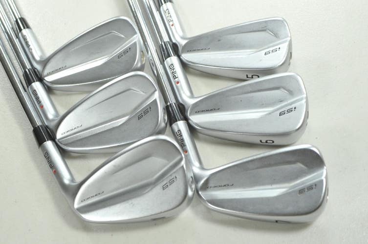Ping i59 5-W Iron Set X-Stiff Flex Red Dot Right Oban CT-115 Steel # 213107