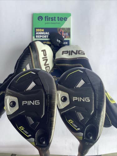 Ping G430 Hybrids Set 4-22* And 5-26* Alta Quick 35G Graphite Shafts
