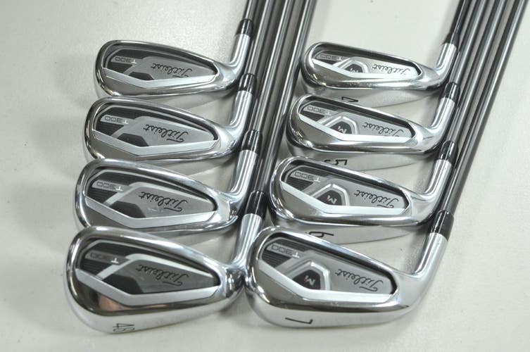 LEFT HANDED Titleist T300 2021 4-PW,48* Iron Set Regular Flex Graphite  # 212610
