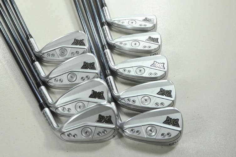 PXG Gen6 0311 XP Double Chrome 5-W,GW,SW,LW Iron Set Stiff RH Graphite # 212128