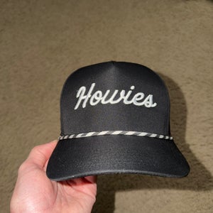 Black Adult Unisex One Size Fits All Howies Hat (New)