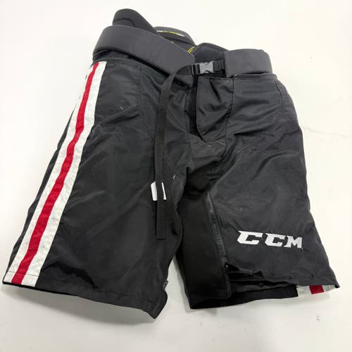 Used Black Chicago Blackhawks CCM Super Tacks Girdle With Shell | Senior Large | BH269
