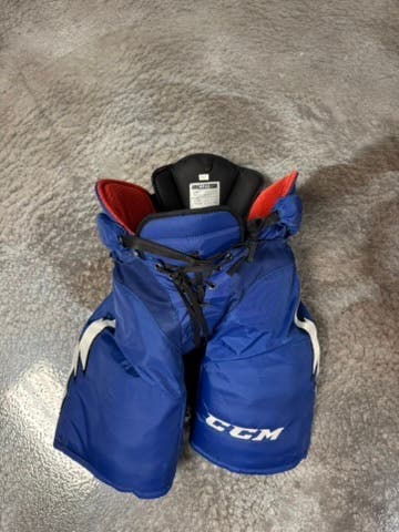 #38 Wyatt Newpower Used Senior Large CCM HP45 Hockey Pants Pro Stock