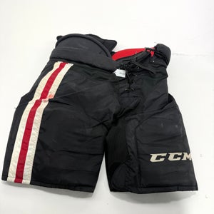 Used Black Chicago Blackhawks CCM HP45 Pants | Large | BH266