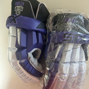 Waterdogs official STX Surgeon RZR Lacrosse Gloves (New)