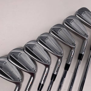 Ping i240 Iron Set 4-PW Orange Dot TT DG Issue X100 Stiff Steel Mens RH