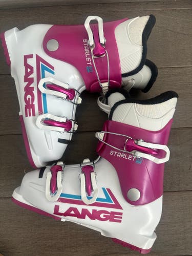 Mondo 21 & 21.5 Kid's Lange All Mountain Ski Boots (Used)