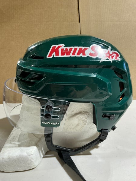 CCM Tacks 710 Pro Stock Hockey Helmet Visor Combo Small Forest Green WILD (Used) 74295