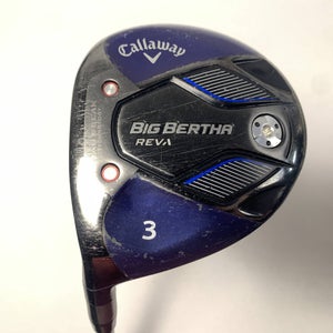 Callaway Big Bertha REVA Womens 3 Fairway Wood 15* RCH 50 50g Ladies LH