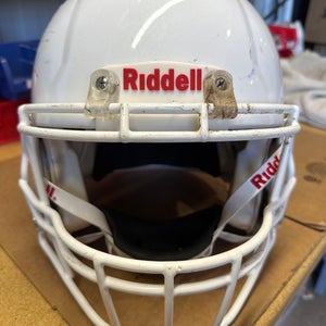 USED RIDDELL SPEED ICON ADULT HELMET - XL - METALLIC WHITE