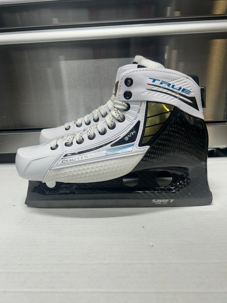 True Custom SVH One Piece Pro Goalie Skate Size 8 Regular Width (New) NCAA Prostock