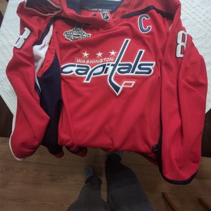 Alex ovechkin capitals 2018 playoff jersey