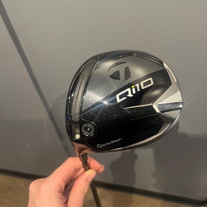 Men's 2024 TaylorMade Qi10 Left Hand Driver Stiff Flex 9.5 Loft (Used)