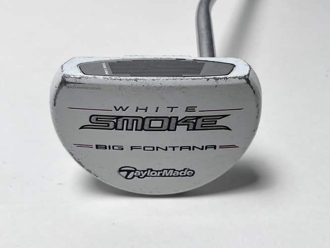 TaylorMade White Smoke Big Fontana Putter 33.5" Mens RH