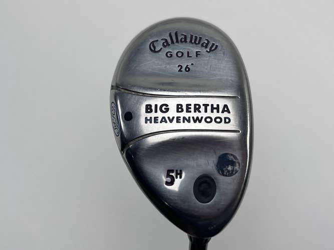 Callaway Big Bertha Heavenwood 5 Hybrid 26* Gems 55w 55g Ladies Womens RH