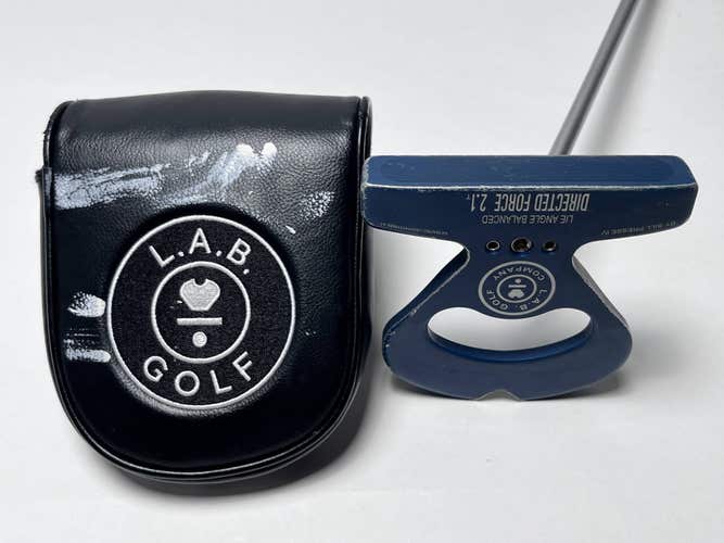 L.A.B. Golf Directed Force 2.1 Blue Putter 35" 68* Mens RH HC
