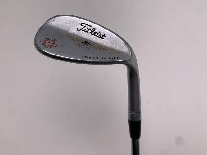 Titleist Vokey Spin Milled Chrome 2009 Wedge 56* 11 Bounce Wedge Steel Mens RH