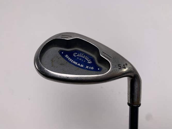 Callaway X-16 Sand Wedge SW 54* System CW75 75g Regular Graphite Mens RH