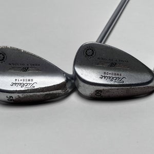 Titleist Vokey Spin Milled Chrome 2009 Wedge Set 56* 14 | 60* 8 Wedge LH