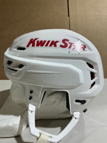 CCM Tacks 710 Pro Stock Hockey Helmet Medium White WILD (Used) 29178