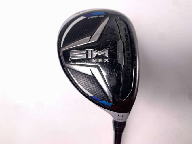TaylorMade SIM MAX 4 Hybrid 22* Fujikura Ventus Blue 6R Regular Graphite Mens RH