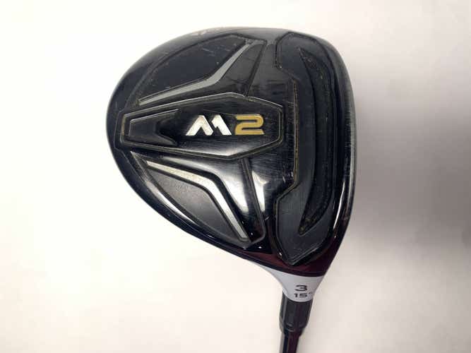 TaylorMade M2 3 Fairway Wood 15* REAX 65g Regular Graphite Mens RH Midsize Grip