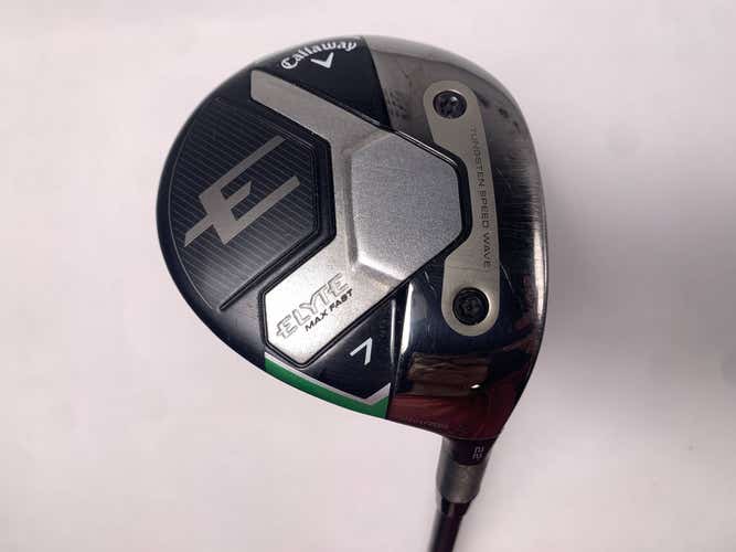 Callaway Elyte Max Fast 7 Fairway Wood 22* Vanquish 4 R2 Senior Graphite Mens RH