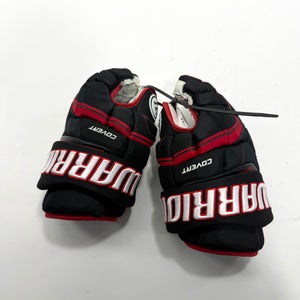 Used Black and Red Chicago Blackhawks Warrior Covert Pro Gloves | 13" | Grzelcyk | BH274
