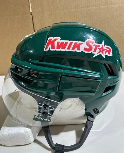 CCM Tacks 910 Pro Stock Hockey Helmet Visor Combo Medium Forest Green WILD (Used) 92751