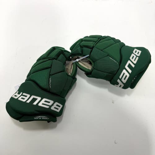Used Dark Green Bauer Vapor X:40SE Gloves | 14" | A7