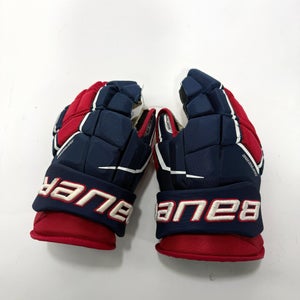 Used Navy/Red/White Bauer Supreme 3S Pro Gloves | 14" | A4