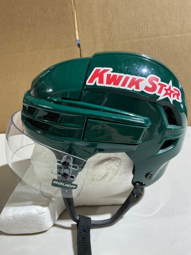CCM Super Tacks X Custom Pro Stock Hockey Helmet Visor Combo Small Forest Green WILD (Used) 17973