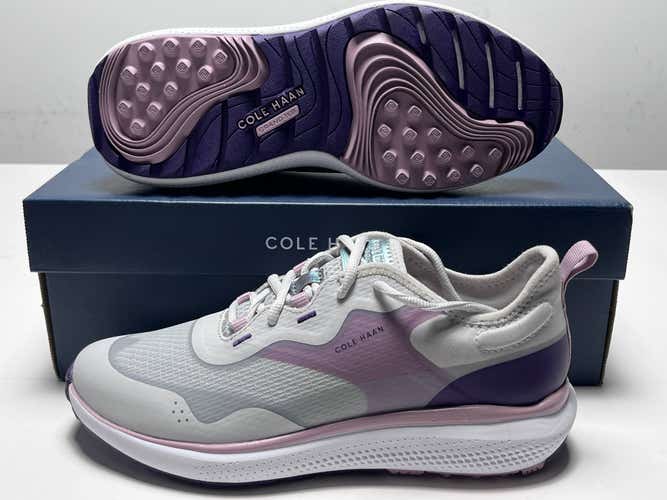 Cole Haan ZG Fairway Golf Golf Shoes White Micro Chip Women's SZ 8 (W29088)